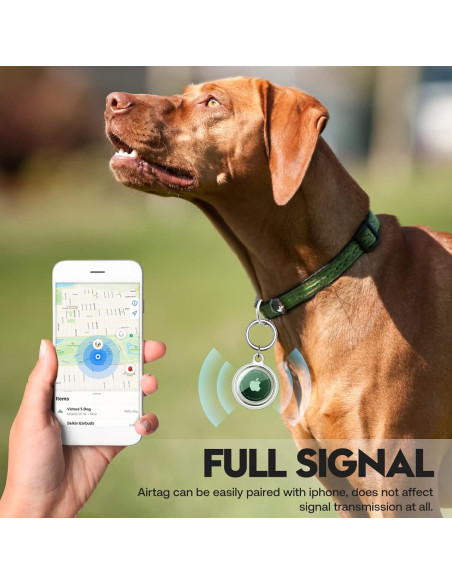 4 Fundas Protectores Airtag Pautas Impermeables y Resistentes