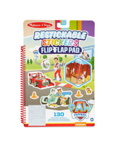 Libro de Pegatinas Reutilizables PAW Patrol Melissa & Doug 5 Escenas
