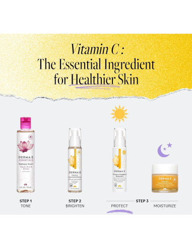 Crema Hidratante Ligera Derma E con Vitamina C SPF 45 - 59 ml