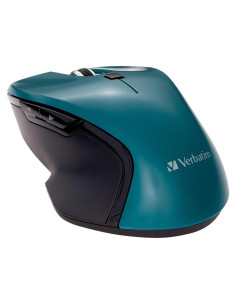 Ratón Inalámbrico USB-C Verbatim LED Azul 2.4GHz Ergonomico