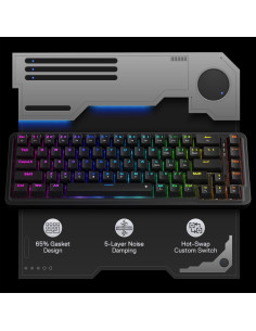 Teclado Mecánico Redragon K709 65% RGB con Cable 68 Teclas 2