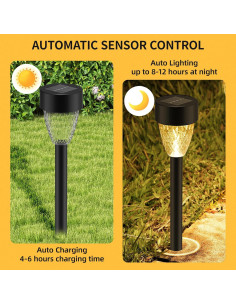 Paquete de 12 Luces Solares 3000K para Jardín - IP65 2