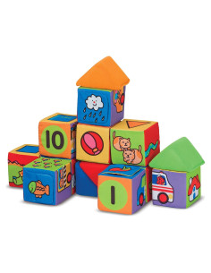 Juego de Bloques Blandos Melissa & Doug K's Kids 14 Piezas