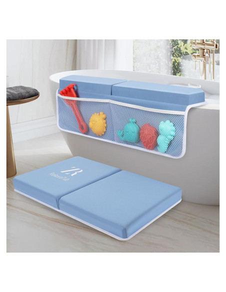 Juego de Almohadillas para Rodillas y Codos RelaxaTub Azul Juego de Almohadillas para Rodillas y Codos RelaxaTub Azul
