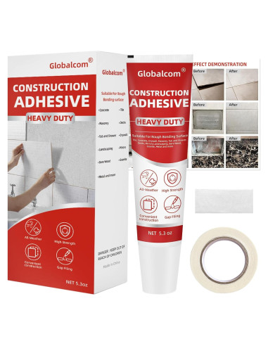 Adhesivo de Construcción Globalcom 150 g Resistente al Agua