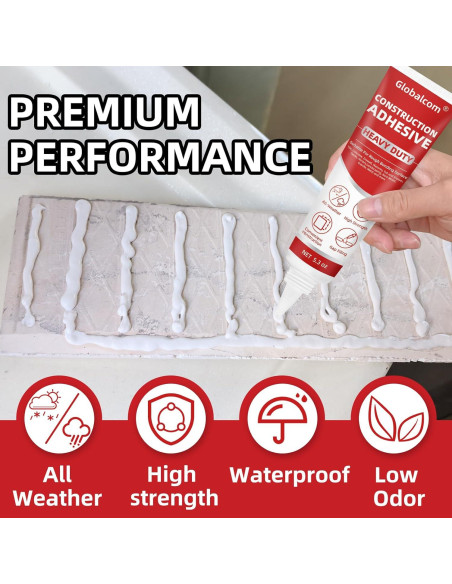 Adhesivo de Construcción Globalcom 150 g Resistente al Agua