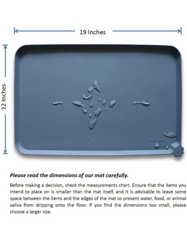Alfombrilla de Silicona Hoki Found 48x30cm Antideslizante