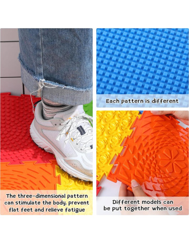 Alfombra Sensorial 7 Piezas Maitys para Niños Autistas