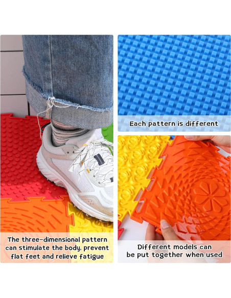 Alfombra Sensorial 7 Piezas Maitys para Niños Autistas