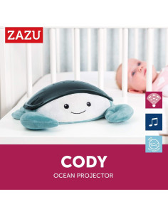 Proyector Nocturno Zazu Kids Cody Cangrejo LED Oceánico 2
