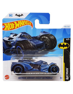 Hot Wheels Batmóvil Arkham Knight 1:64 Mattel Azul Metálico
