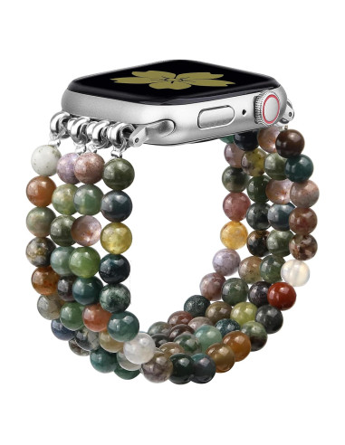 Correa de Reloj Beaded Newlibery para Apple Watch 38-42mm