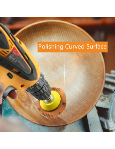 Kit de Lija 141pcs DAPLOMO 3" para Taladro - Húmedo/Seco