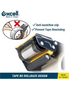 Dispensador de Cinta de Embalaje Excell ET-22686 5.08 cm Metal 2