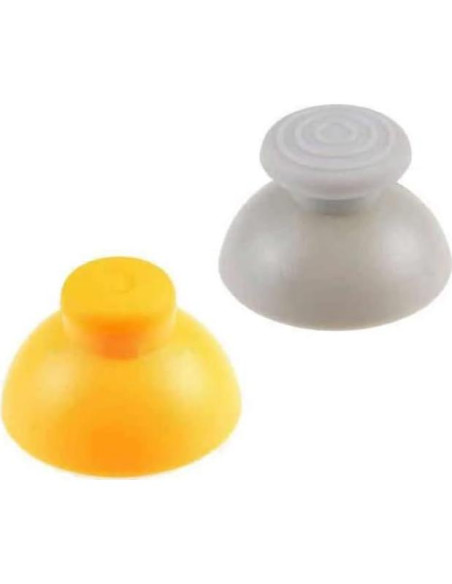 Tapas de Joystick Magik para Gamecube - 40 Piezas Amarillo y Gris
