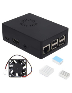 Caja ABS con Ventilador y Disipador para Libre AMl-S905X-CC