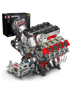 Bloque de Construcción Mould King 10130 Motor V8 2718 Piezas