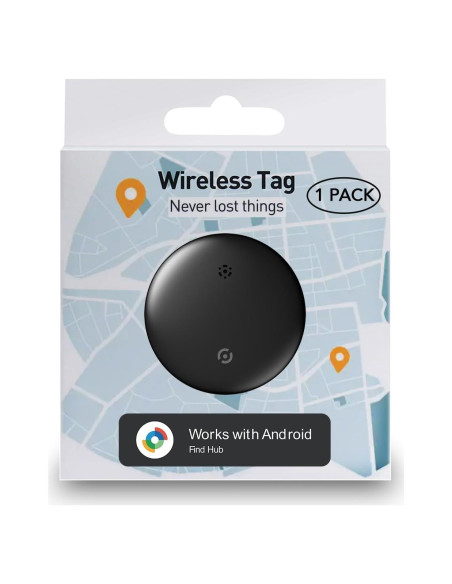 Etiqueta de Rastreo Inteligente Midlocater para Android, Negro Etiqueta de Rastreo Inteligente Midlocater para Android, Negro