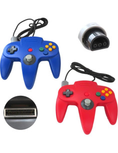 Controlador Clásico con Cable Suifaqi para Nintendo 64 - 1.8m 2