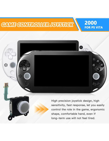 Palanca de Control Analógica DEARCOOL 2 PCS Compatible PS Vita 2000