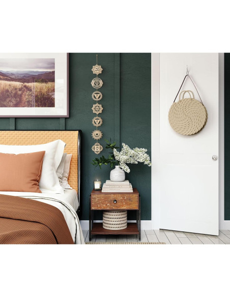 Arte de Pared 7 Chakras Cuarto Nivel MFG 10.16 cm Madera