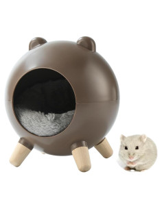 Escondite para Hámster TUTU&LELE Nido Espacial Marrón