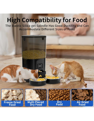 Dispensador Automático de Comida para Gatos PAPIFEED 7L