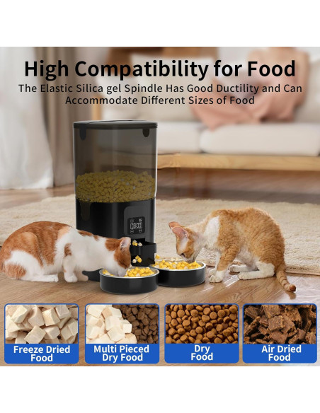 Dispensador Automático de Comida para Gatos PAPIFEED 7L Dispensador Automático de Comida para Gatos PAPIFEED 7L