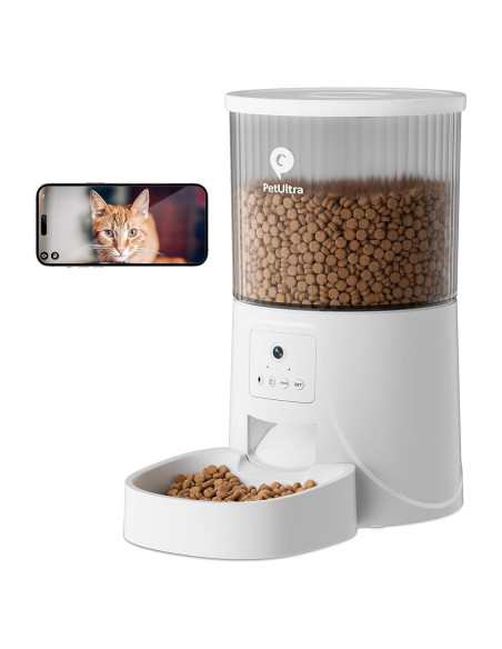 Dispensador Automático de Comida para Gatos Petultra HD