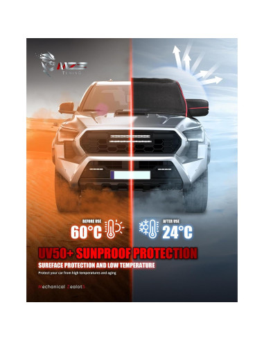 Cubierta de Cabina MZS Tacoma Doble 2014-2025 Impermeable