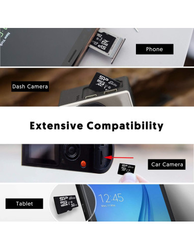 Paquete de 5 Tarjetas MicroSD 32GB Silicon Power Elite