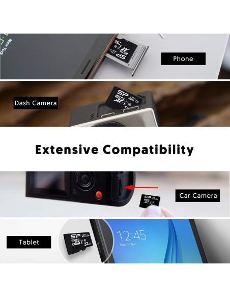 Paquete de 5 Tarjetas MicroSD 32GB Silicon Power Elite