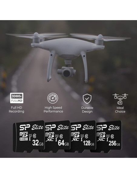 Paquete de 5 Tarjetas MicroSD 32GB Silicon Power Elite