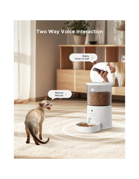 Dispensador Automático de Comida para Gatos Petultra HD