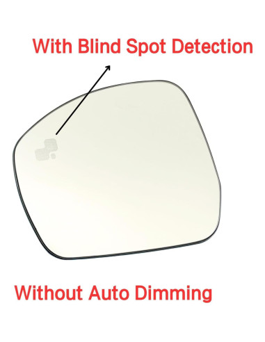 Espejo calefaccionado Jkzvicis izquierdo con punto ciego Land Rover