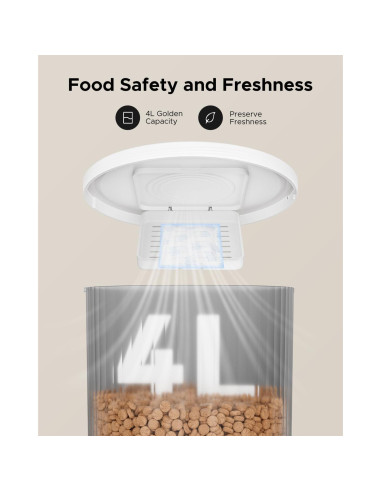 Dispensador Automático de Comida para Gatos Petultra HD