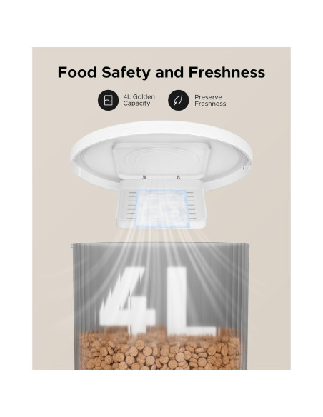 Dispensador Automático de Comida para Gatos Petultra HD