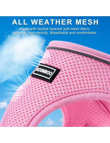 Arnés Ajustable Reflectante BOOMIBOO para Perros y Gatos XXS Arnés Ajustable Reflectante BOOMIBOO para Perros y Gatos XXS