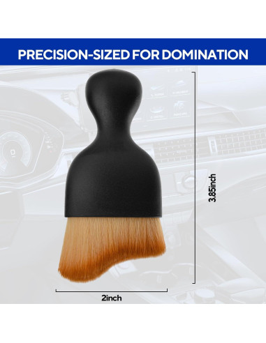 Cepillo de Detalle de Coche JsqFogey Ultra Suave 3 Piezas