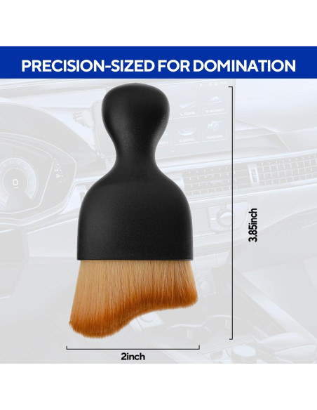 Cepillo de Detalle de Coche JsqFogey Ultra Suave 3 Piezas