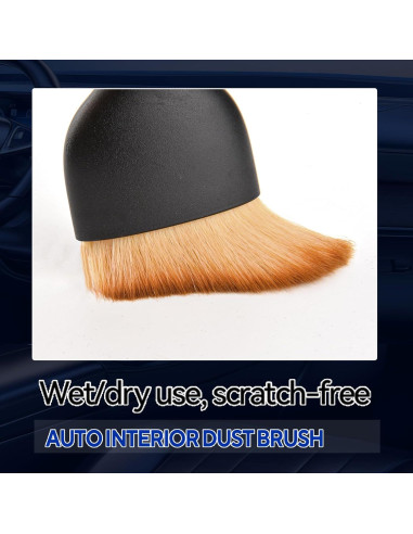 Cepillo de Detalle de Coche JsqFogey Ultra Suave 3 Piezas