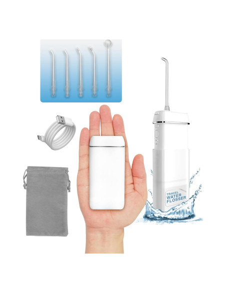 Hilo Dental Eléctrico Ortho Water - Portátil, 3 Modos, IPX8