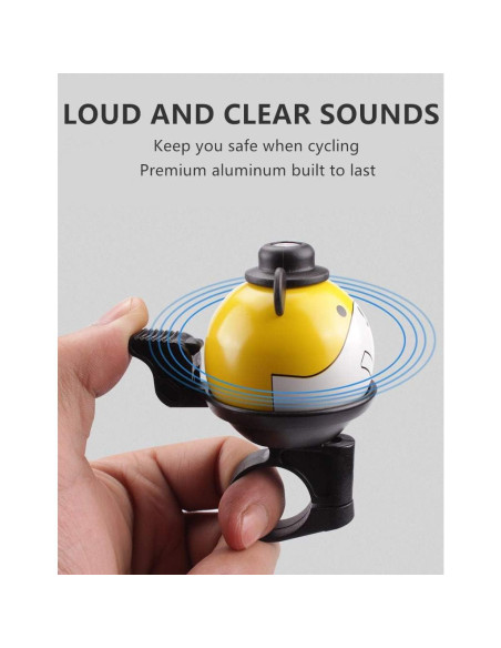 Campana de Bicicleta Feluz para Niños y Adultos, Sonido Fuerte