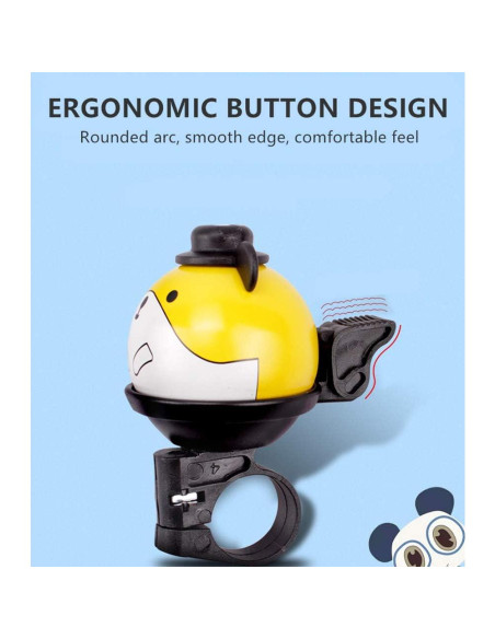 Campana de Bicicleta Feluz para Niños y Adultos, Sonido Fuerte