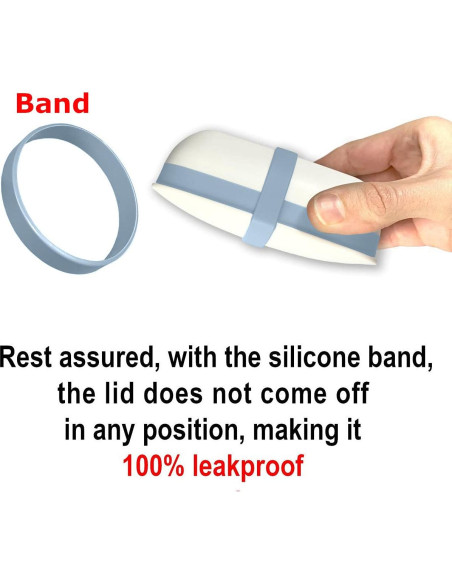 2 Pack Porta Jabones de Viaje Kiasona con Alfombrillas y Banda