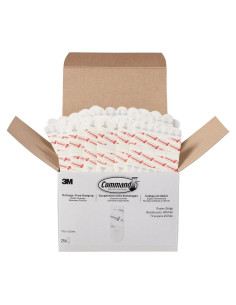 Tiras de Póster Command 256 Unidades Adhesivas Blancas