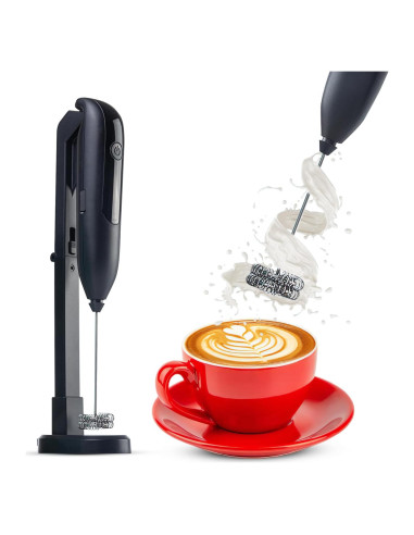 Batidora de Leche Inalámbrica Recargable ALPSPEAKS USB 12000 rpm