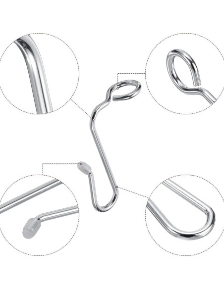 Ganchos Conectores de Percha Dorados FAMSTURLON - 50 Piezas