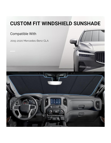 Parasoles para Parabrisas Pigenius GLA 2015-2020 - Protección Solar