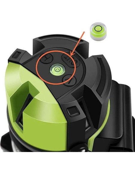 10PCS Nivel de Burbuja Redondo UCCKEYI 15x8mm Precisión